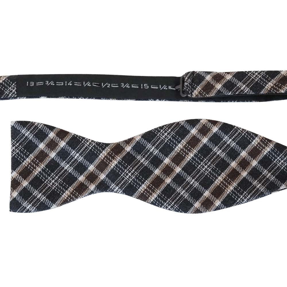 OLD FASHIONED BOW TIE - BROWN - Cochic