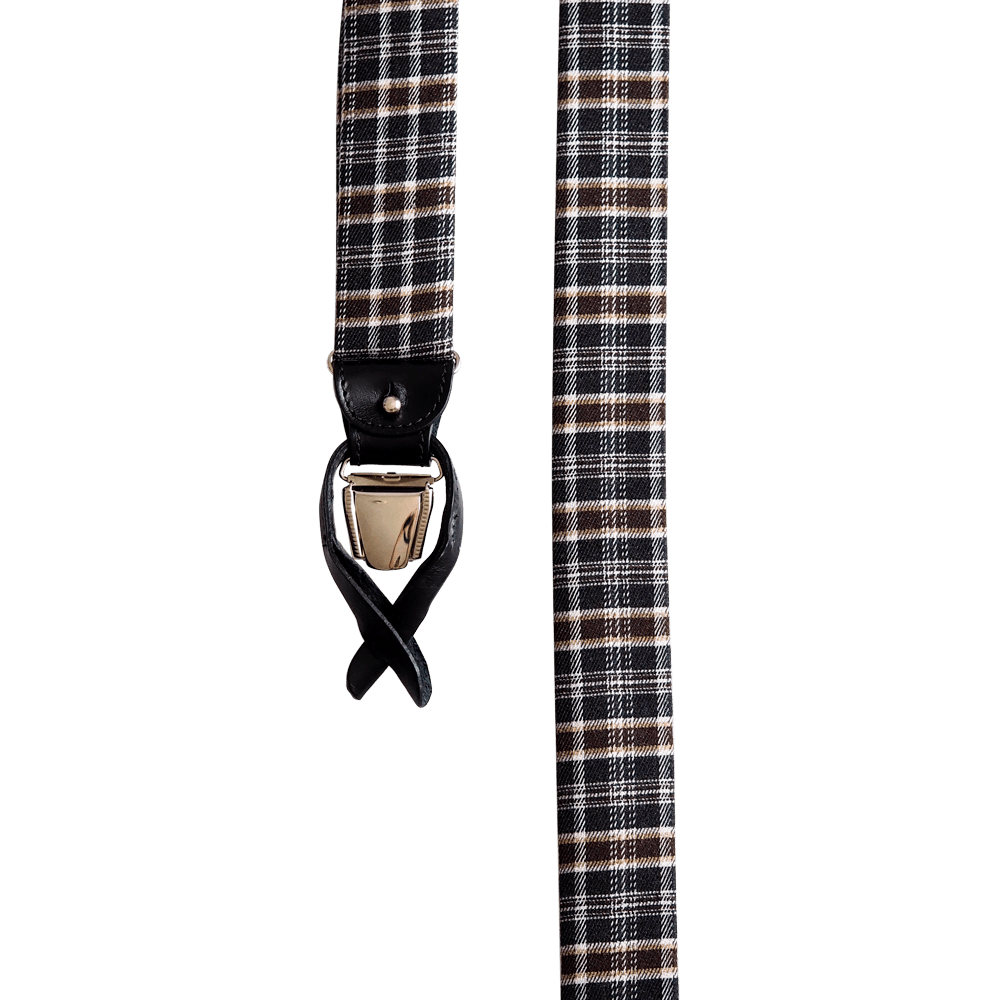 OLD FASHION SUSPENDERS - BROWN - Cochic
