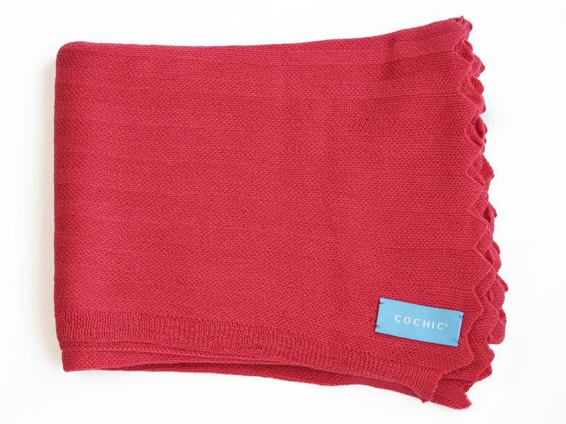 EDIMBURGO COTTON SCARF - CORAL - Cochic