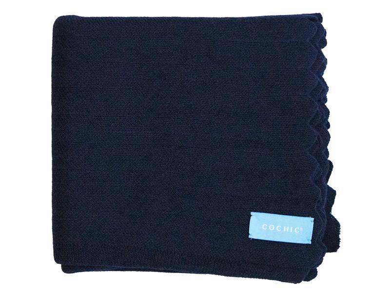EDIMBURGO COTTON SCARF - NAVY - Cochic