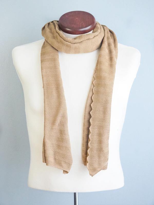 EDIMBURGO COTTON SCARF - CAMEL - Cochic