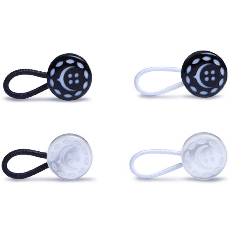 SHIRT COLLAR EXTENDERS - EBONY AND IVORY SET - Cochic