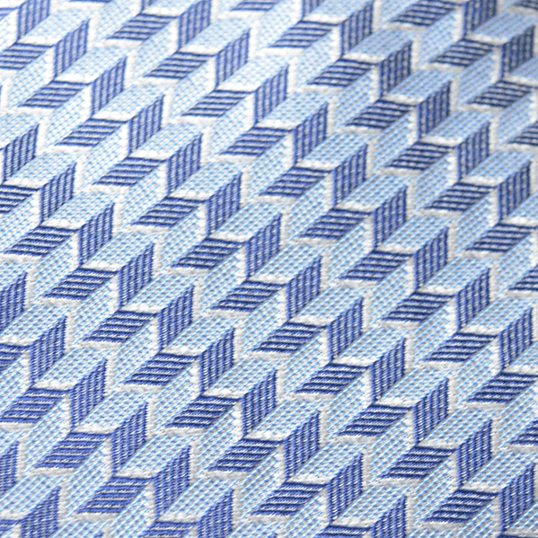 WAVY BLUE TIE - SKINNY - Cochic