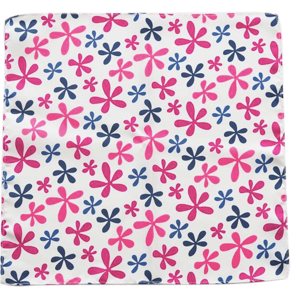 POP FLOWERS POCKET SQUARE - Cochic