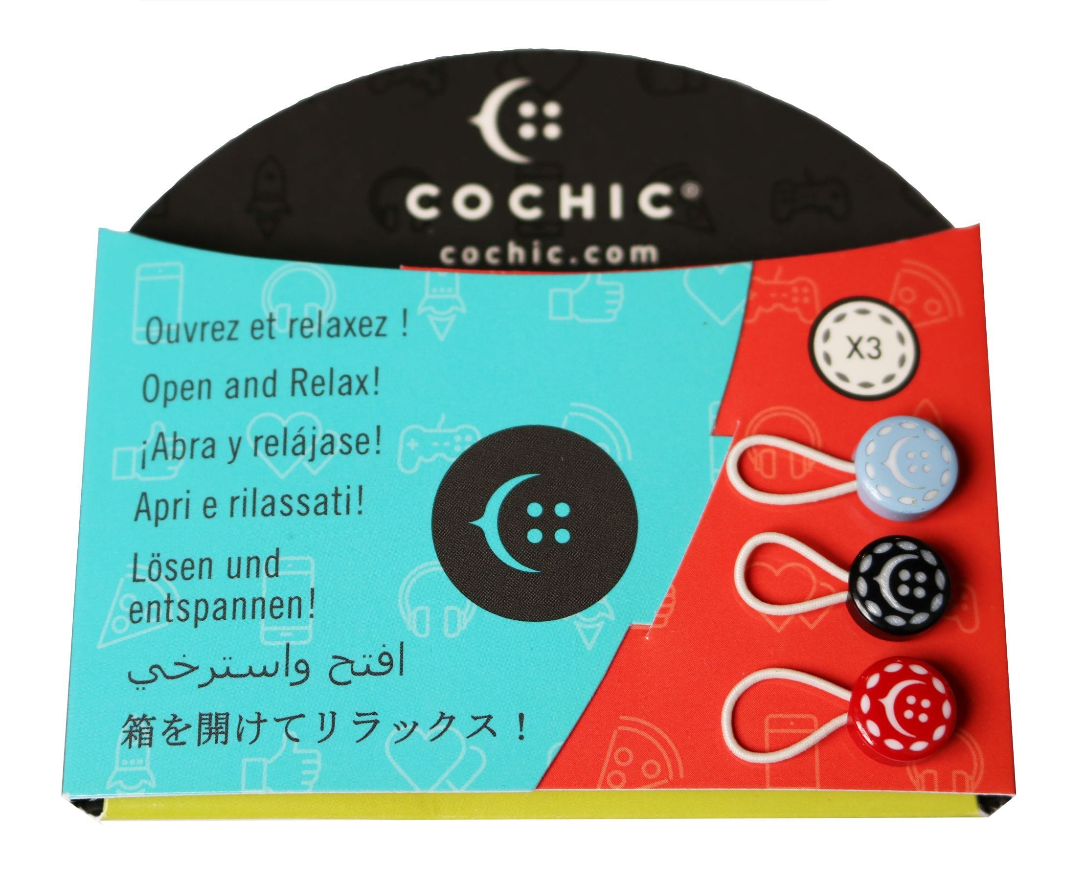 top view picture of the trios package of shirt collar extender and waist extender