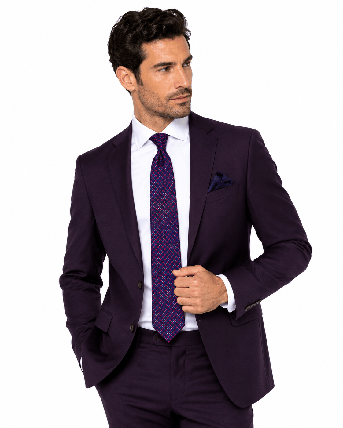 CRIMSON CHIC CLASSIC TIE