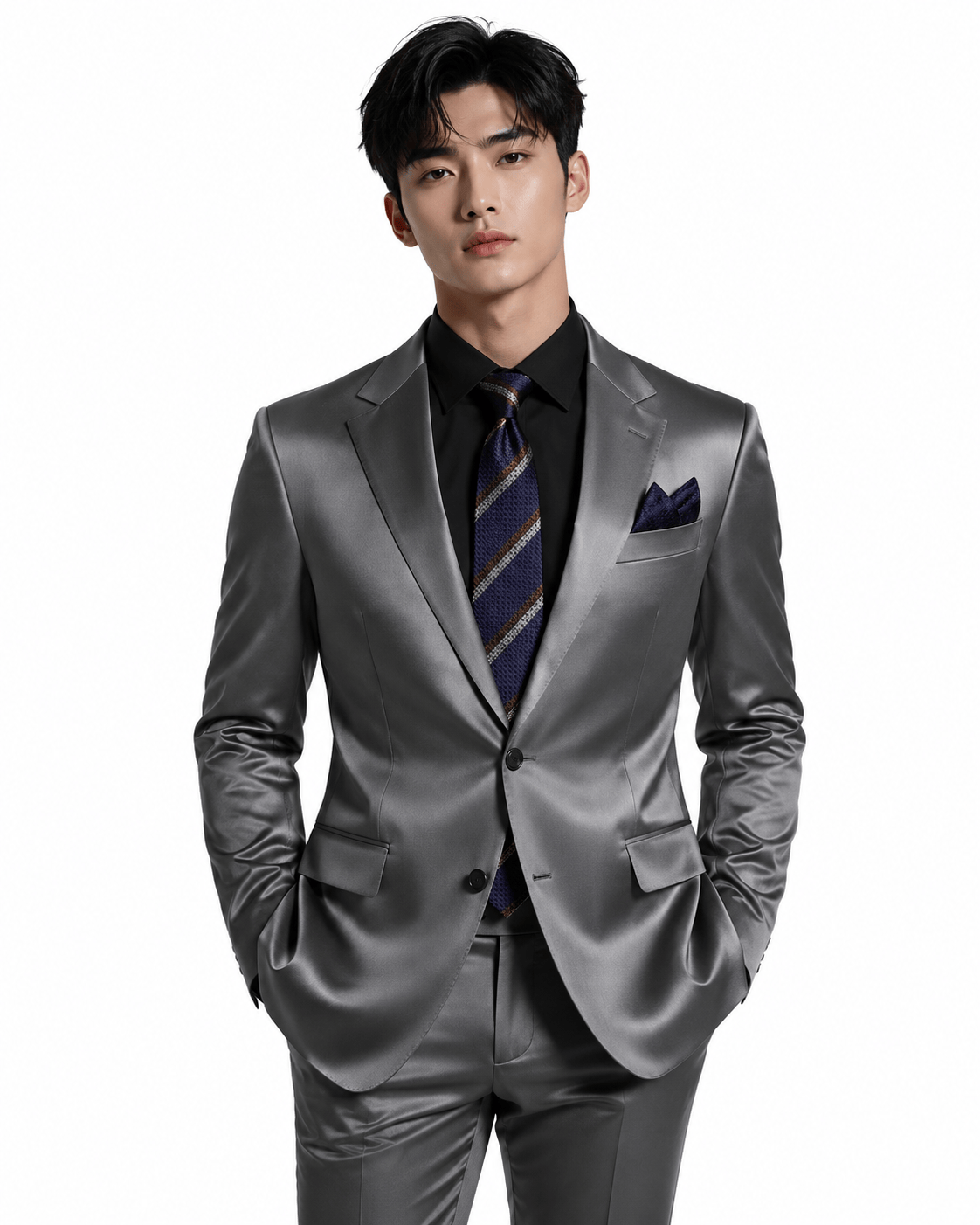 AZURE ESPRESSO CLASSIC TIE