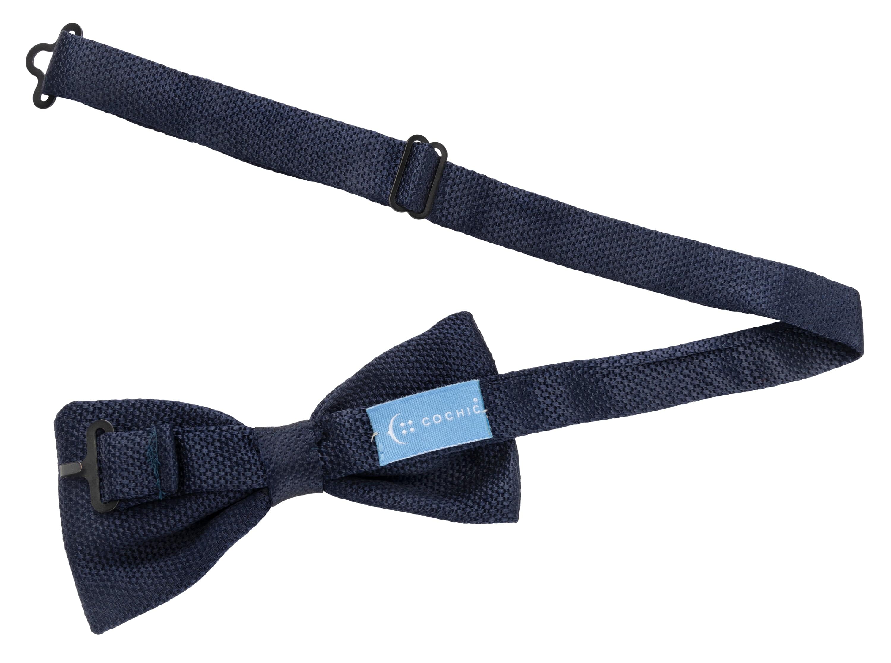 Antibacterial Bow Tie (Navy Blue Silk)