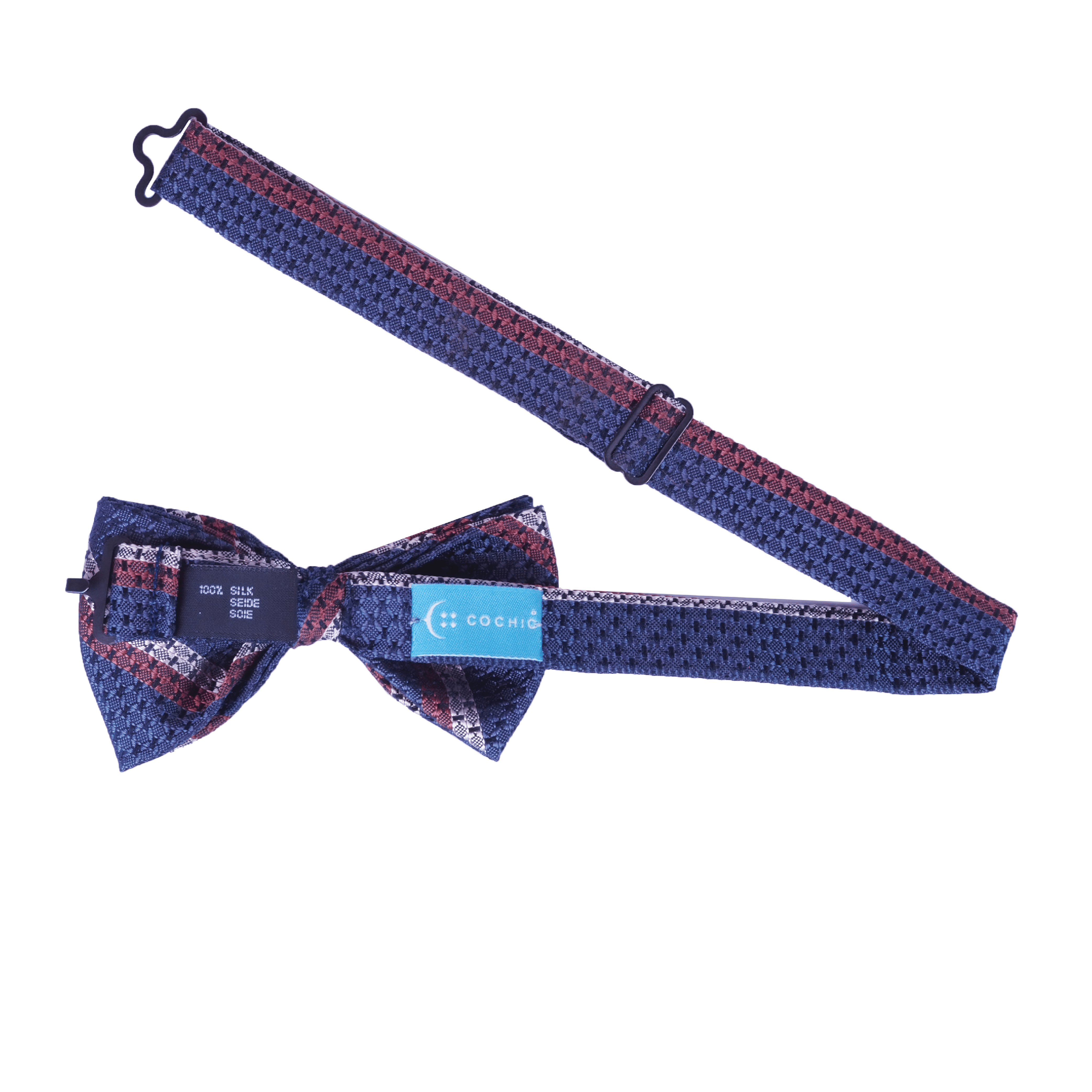 Mocha Maritime Bow tie (100% Silk)