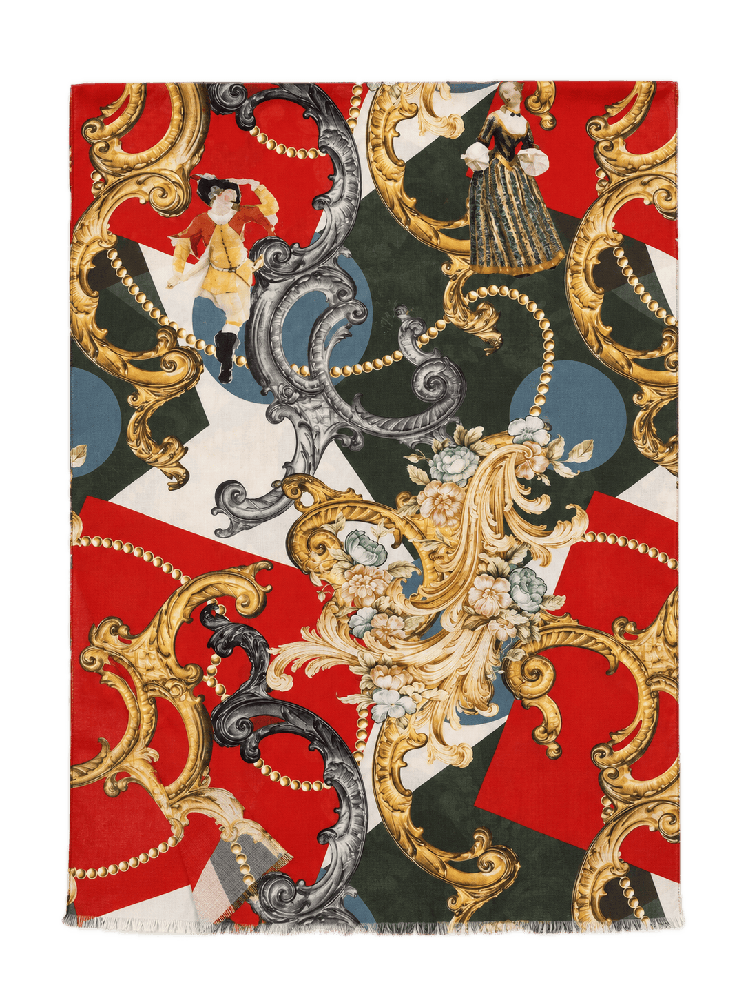 Wool Silk Foulard - Florence Nightingale - Cochic