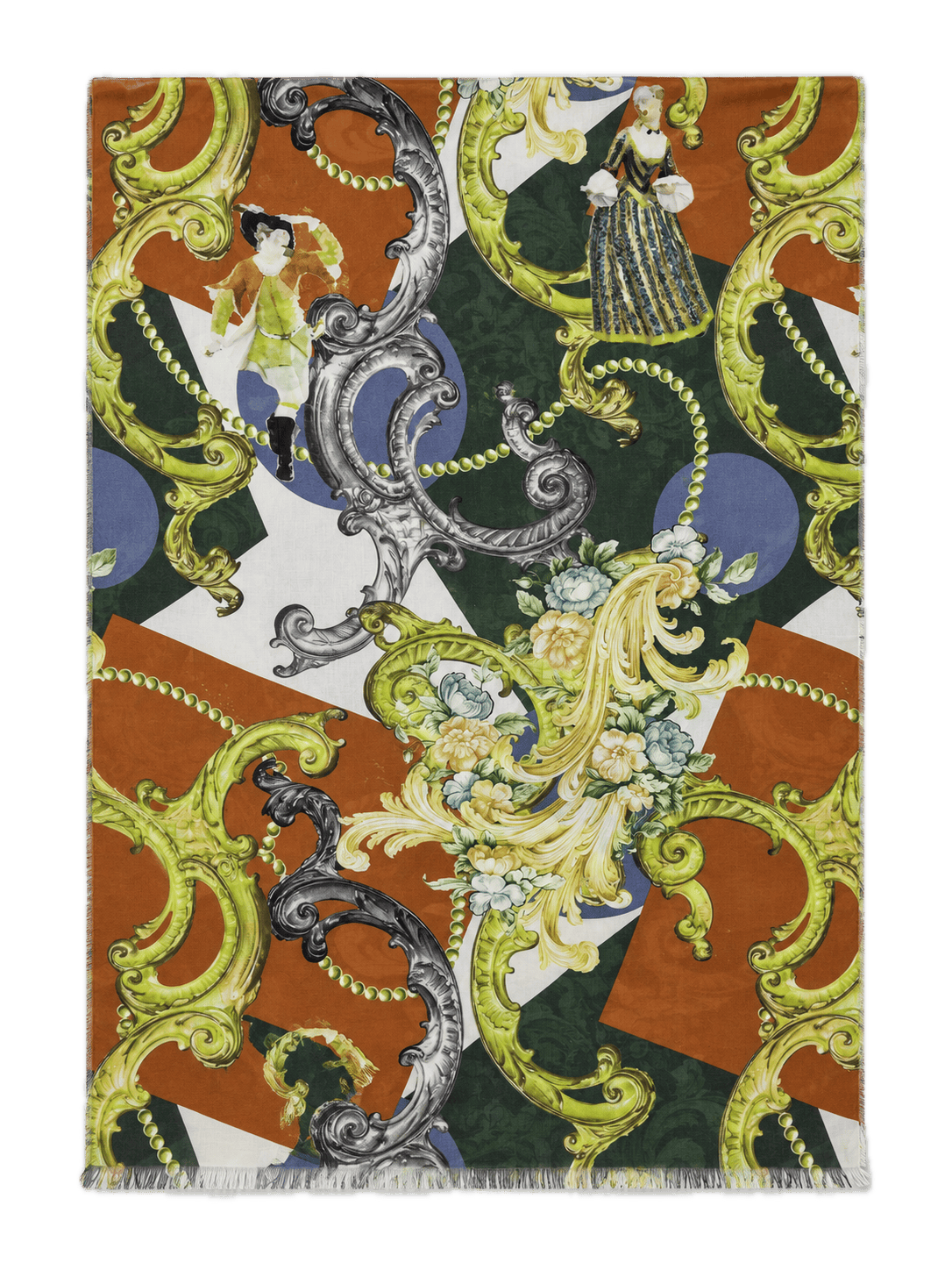 Wool Silk Foulard - Marie Curie - Cochic