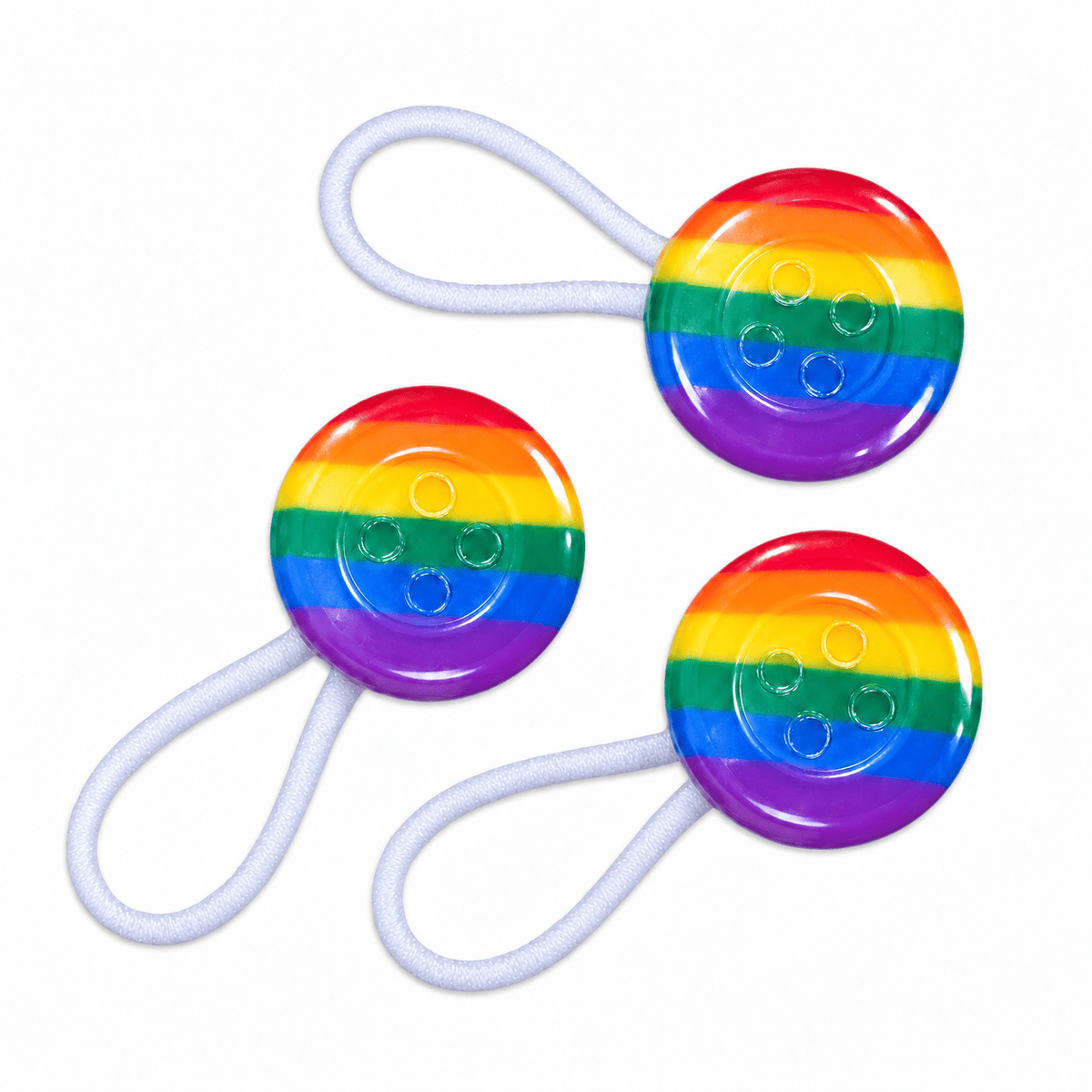 Shirt Collar Extenders (3 PCS) - Rainbow