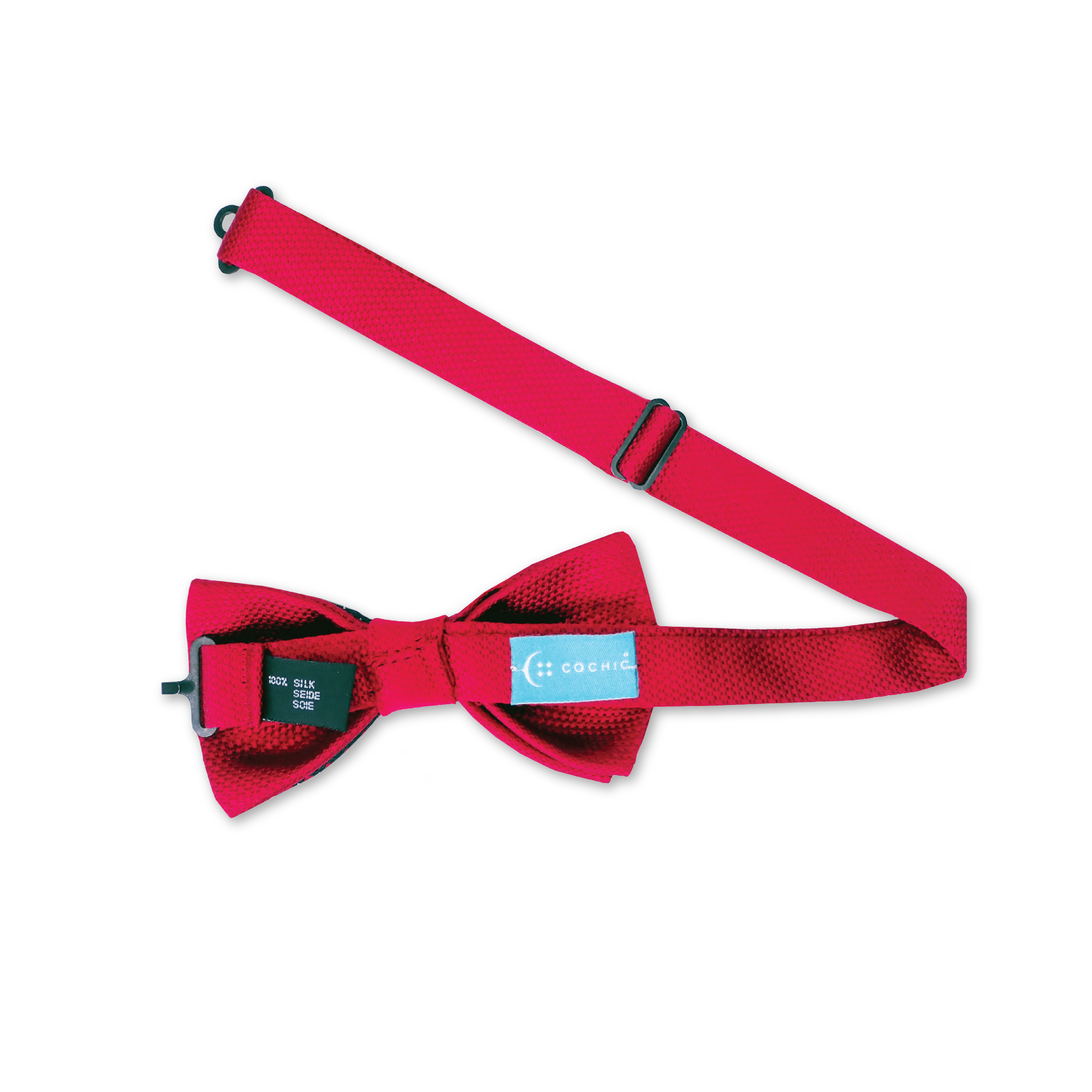 Back view Picture of Valentine's day Red bow tie
