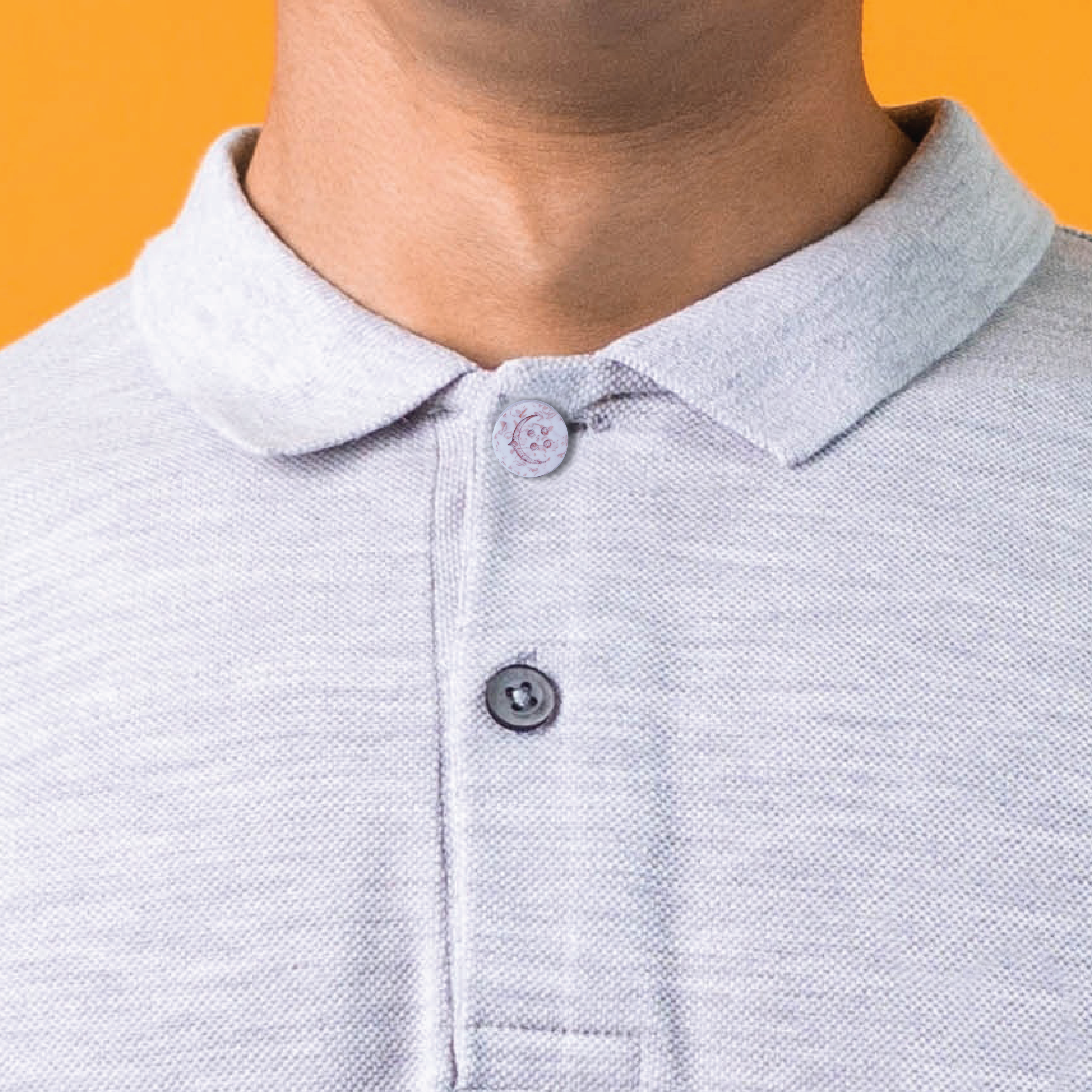 COCHIC Shirt Collar Extender Egg Shell (3pcs, Natural Color)