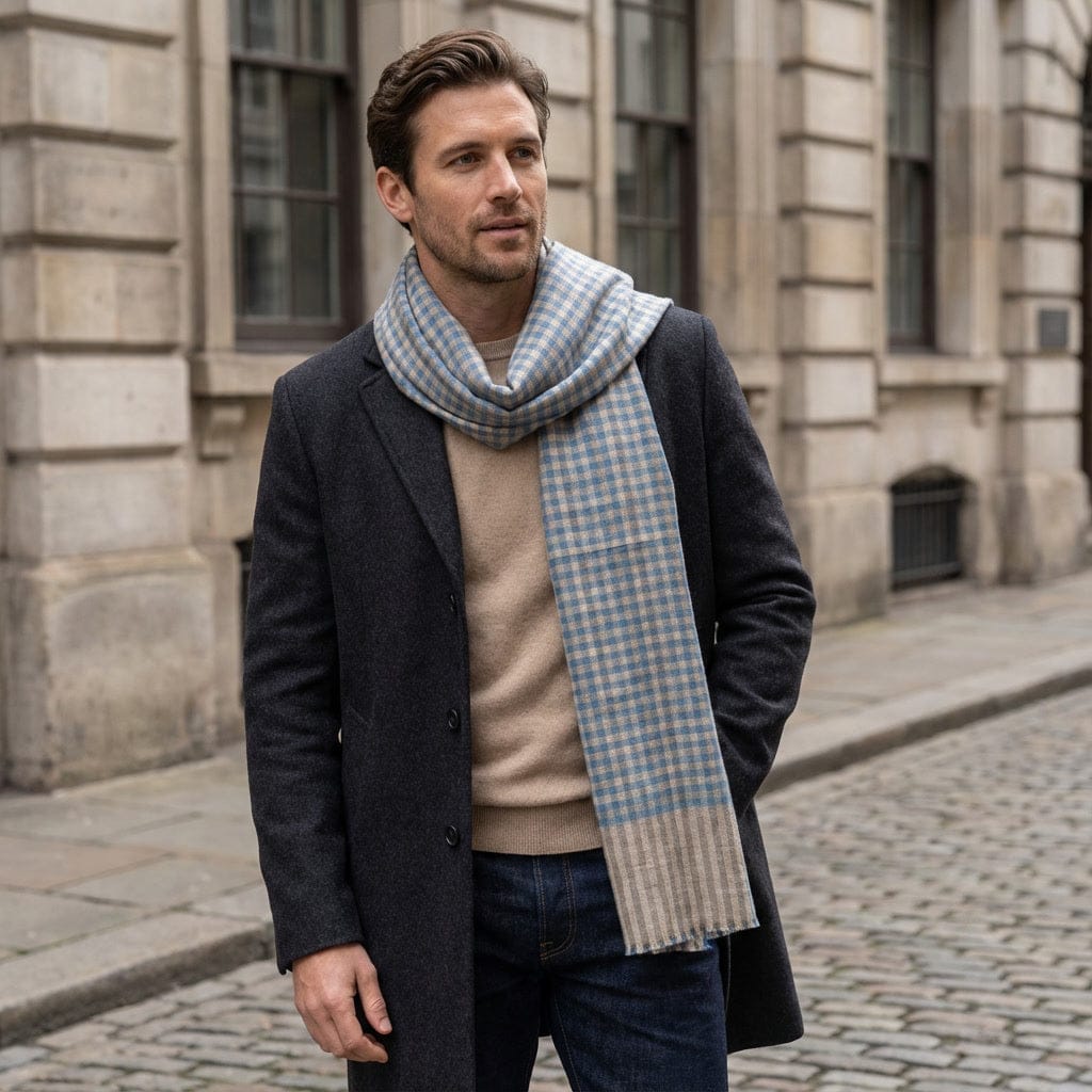 CASHMERE FINE WOOL SHAWL - HALEH