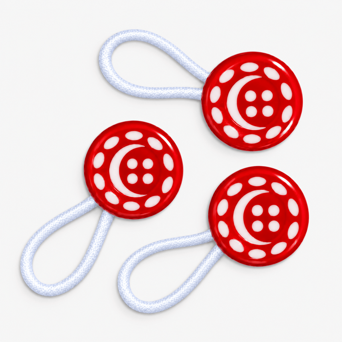 Shirt Collar Extenders (3 PCS) - Red