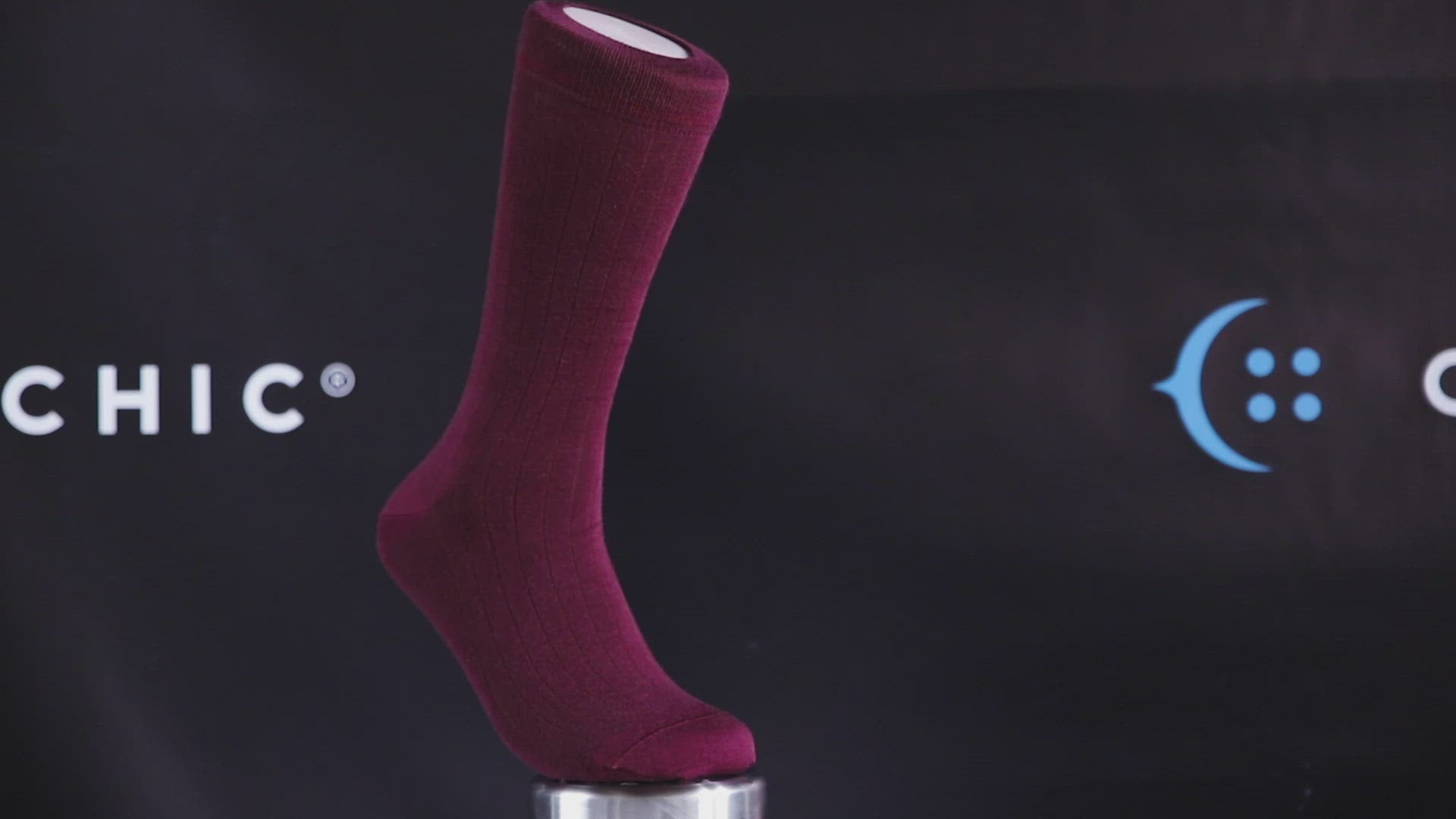 Elegant Cashmere blend dress socks - Barolo Wine