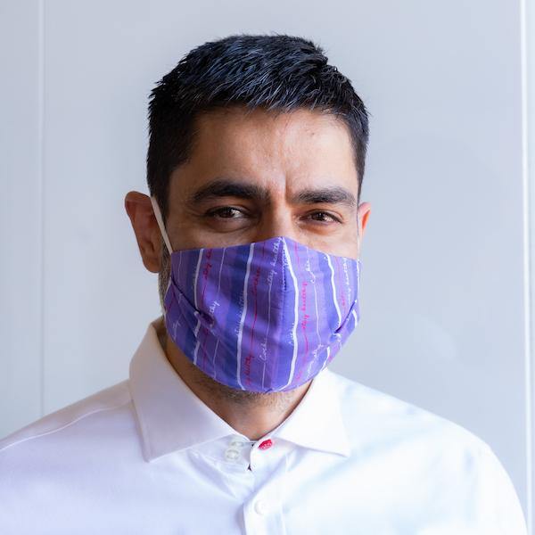 “Stay Healthy” 99.9% Antibacterial Mask - Heliotrope - Cochic