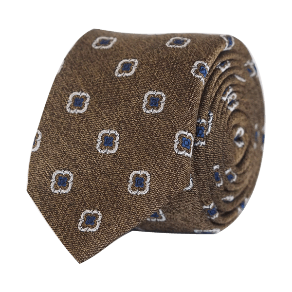 ROCKIN' CHAIR TIE BROWN - SKINNY - Cochic