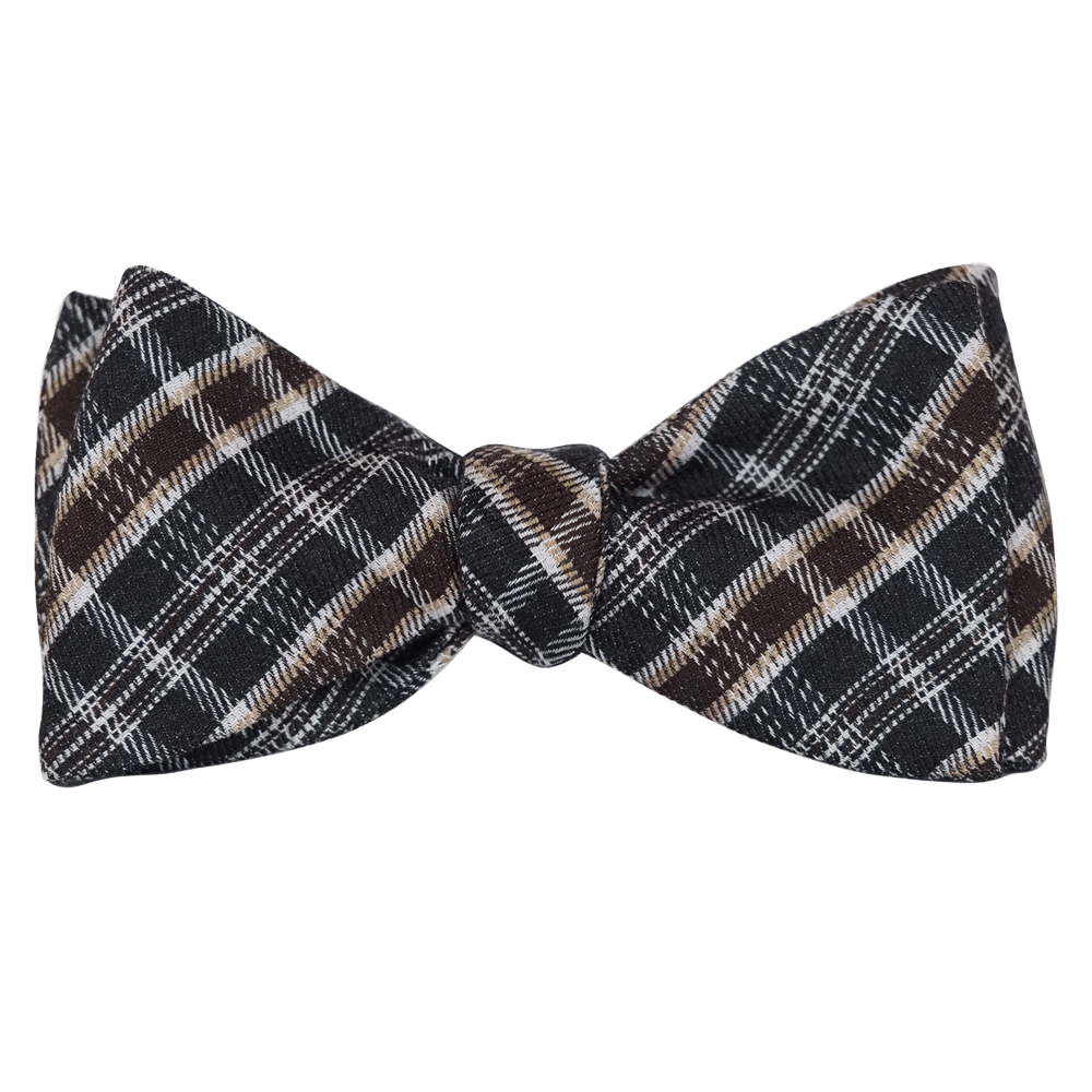 OLD FASHIONED BOW TIE - BROWN - Cochic