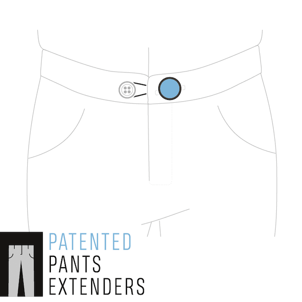 Shirt Collar and Pant Waist Extender (6pcs, multicolor)