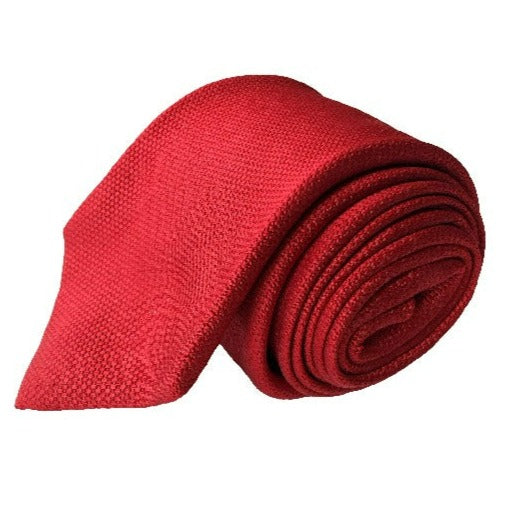 Valentin Red Silk Tie Handmade in Canada | COCHIC®